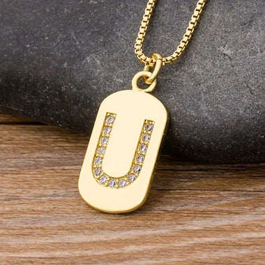 Colgante De Lujo Con Tu Inicial