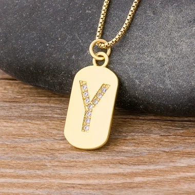 Colgante De Lujo Con Tu Inicial