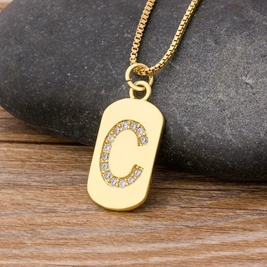 Colgante De Lujo Con Tu Inicial