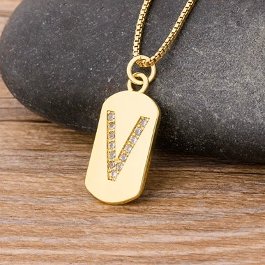 Colgante De Lujo Con Tu Inicial