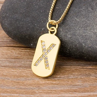Colgante De Lujo Con Tu Inicial