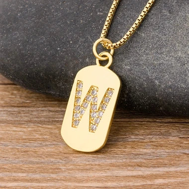 Colgante De Lujo Con Tu Inicial