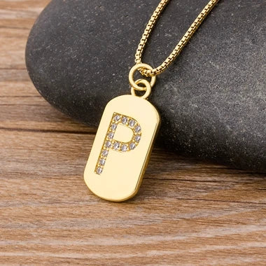 Colgante De Lujo Con Tu Inicial