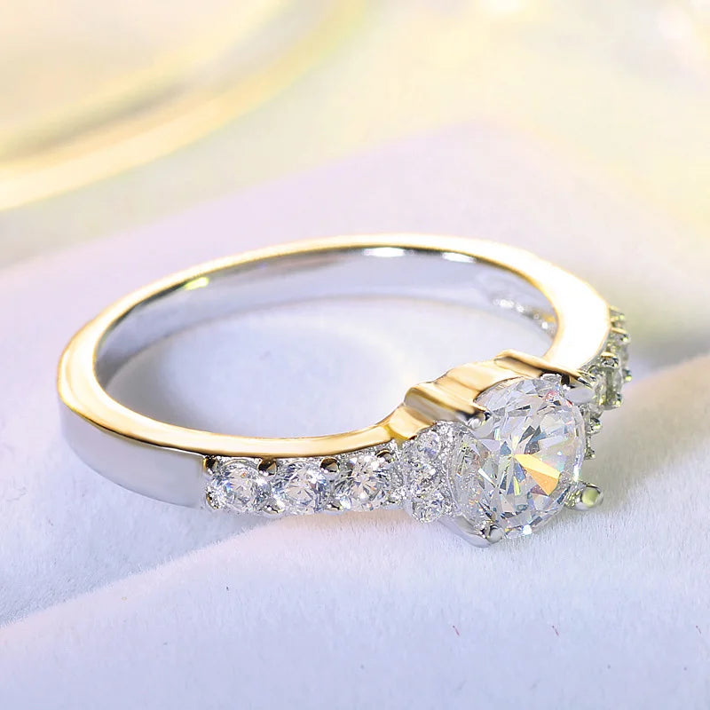 Anillo De Plata "Stella Crystal"