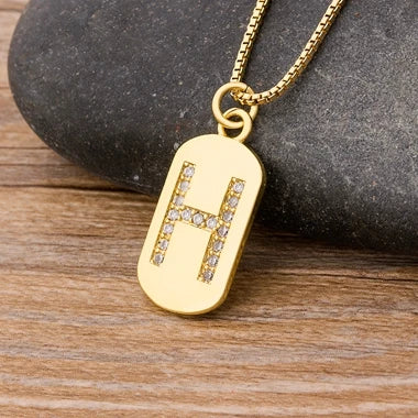Colgante De Lujo Con Tu Inicial