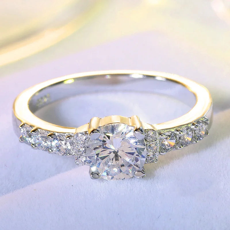 Anillo De Plata "Stella Crystal"