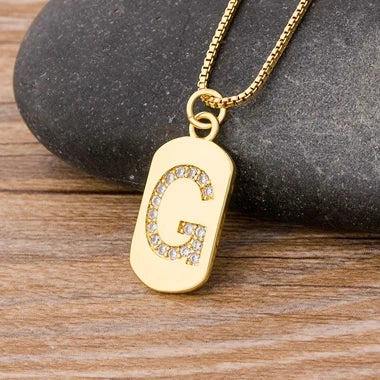 Colgante De Lujo Con Tu Inicial