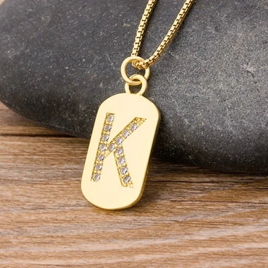 Colgante De Lujo Con Tu Inicial
