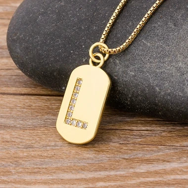 Colgante De Lujo Con Tu Inicial