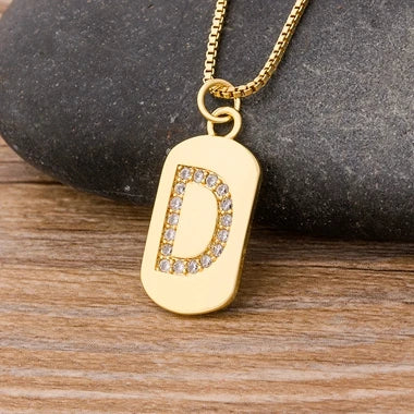 Colgante De Lujo Con Tu Inicial