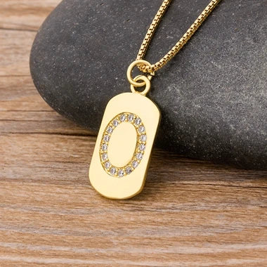Colgante De Lujo Con Tu Inicial
