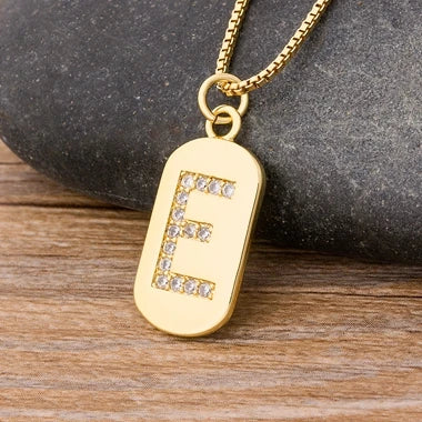 Colgante De Lujo Con Tu Inicial