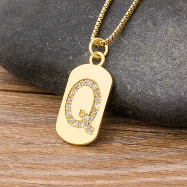 Colgante De Lujo Con Tu Inicial