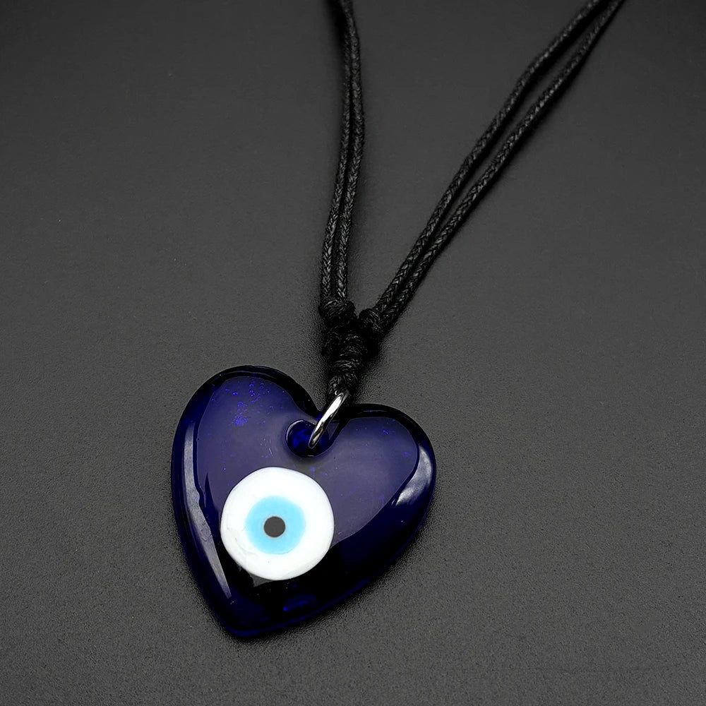 Collar Cordón Ojo Turco & Mano de Fátima (Edición Amuleto)