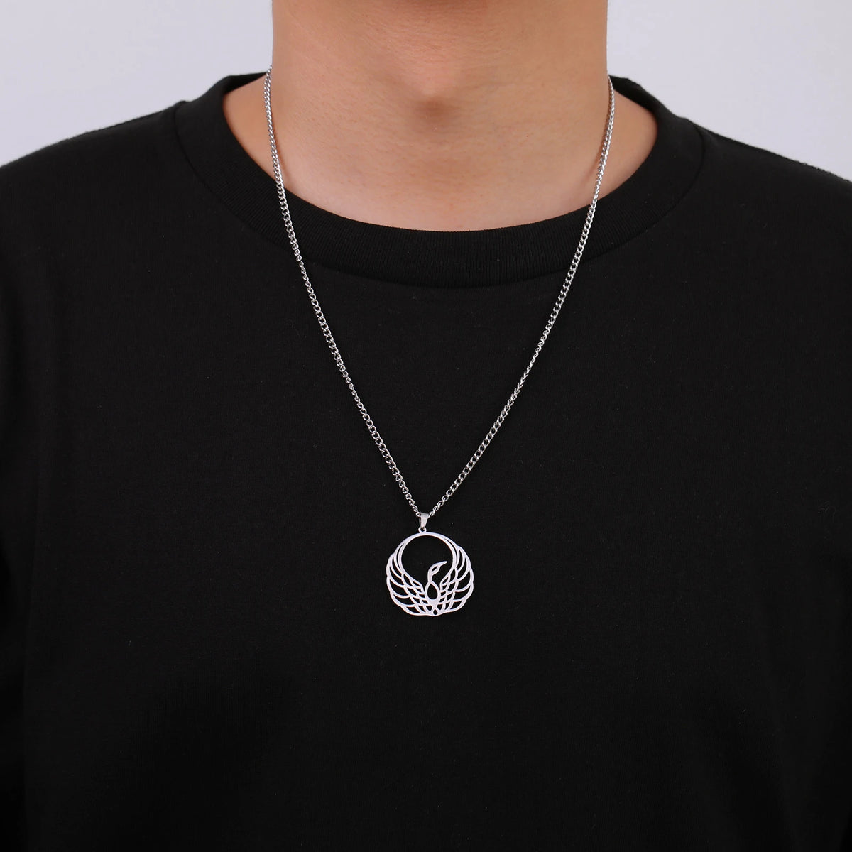 Collar Acero Inoxidable Phoenix Rise (Edición Mítica)