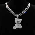 Collar Cadena Teddy Iced Out