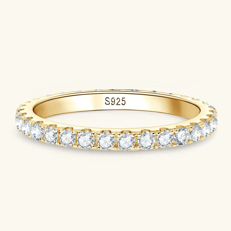 Anillo de Plata de Ley 925 "Eternity Crystal"