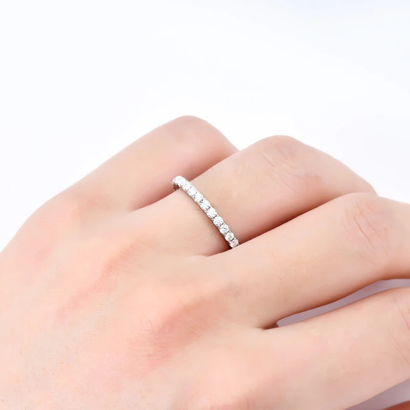 Anillo de Plata de Ley 925 "Eternity Crystal"