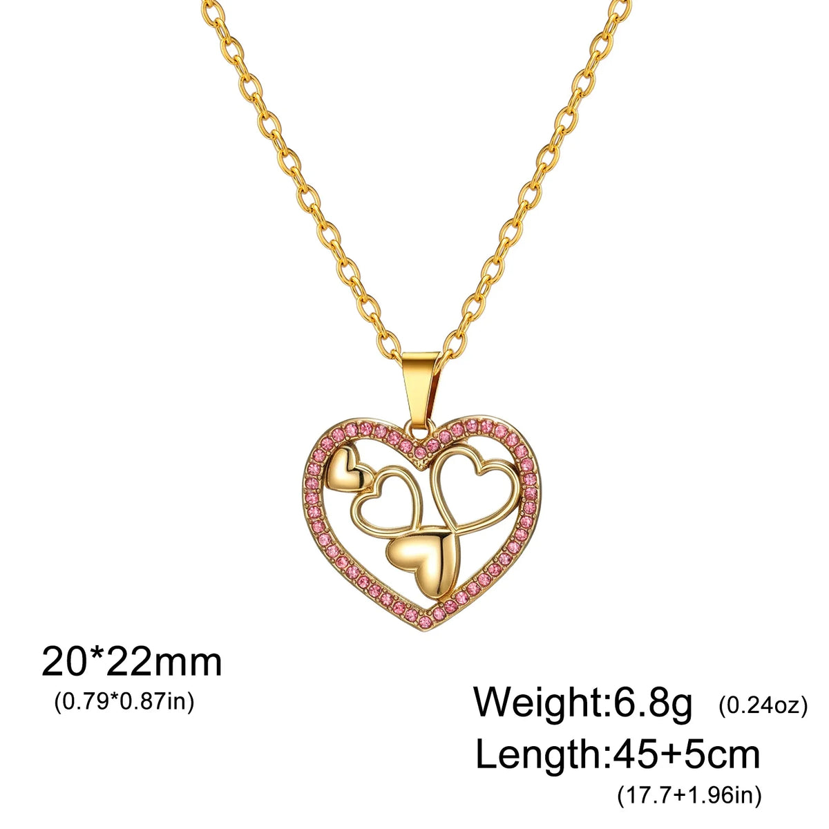 Collar con Colgante de Corazón.