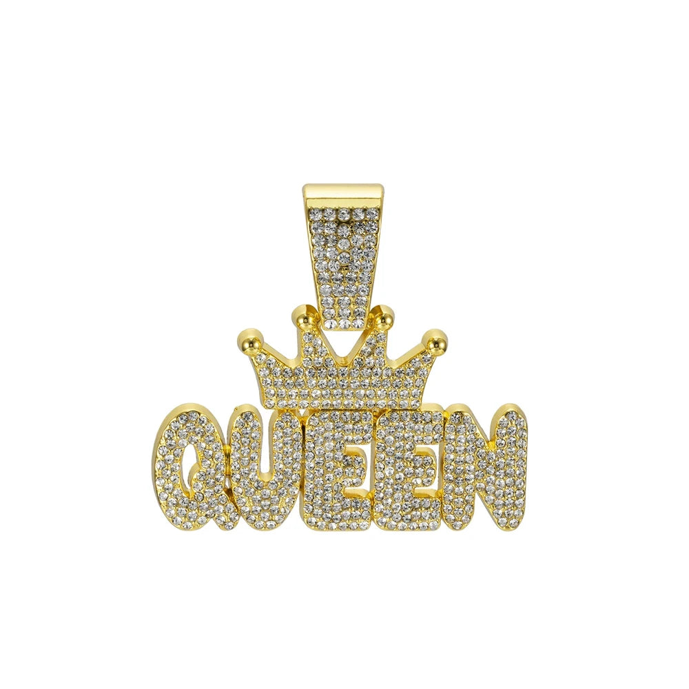Collar Cadena "Queen" Iced Out de Mindset Crazy