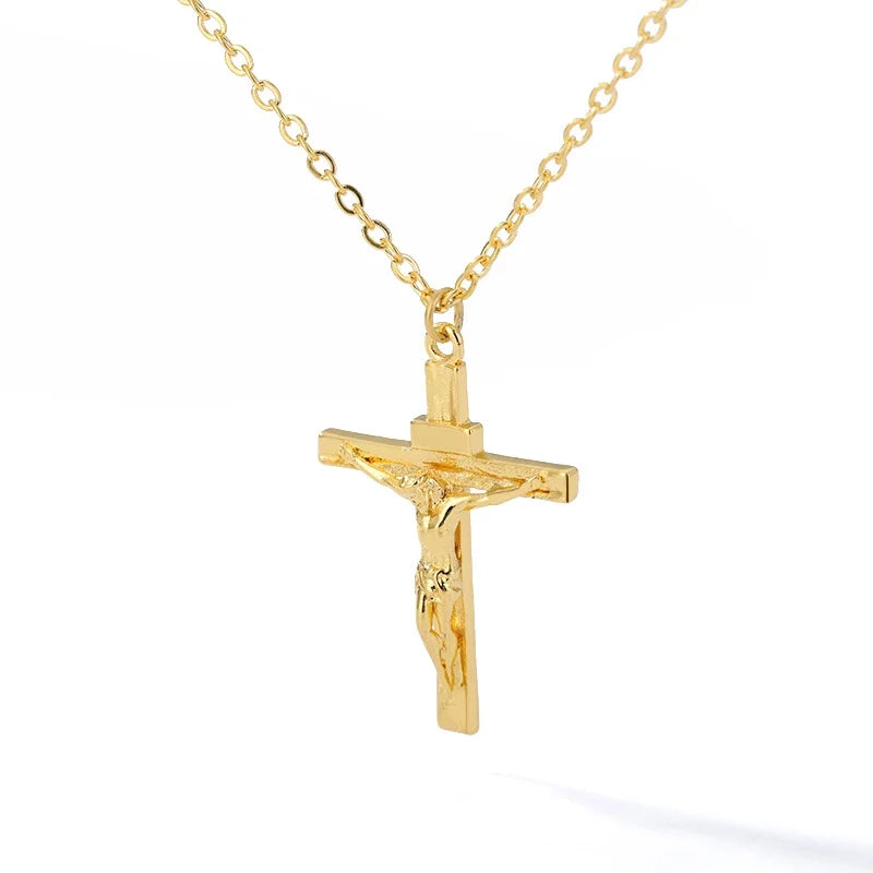 Collar Cadena con Cruz Urbana(Acero Inoxidable)