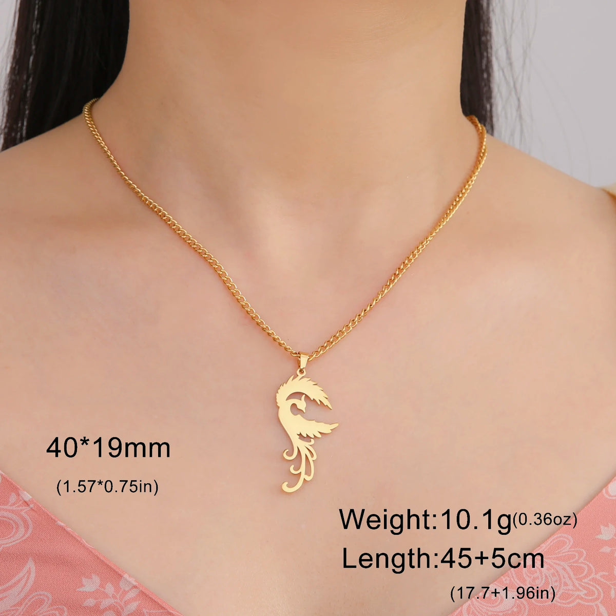 Collar Acero Inoxidable Phoenix Rise (Edición Mítica)