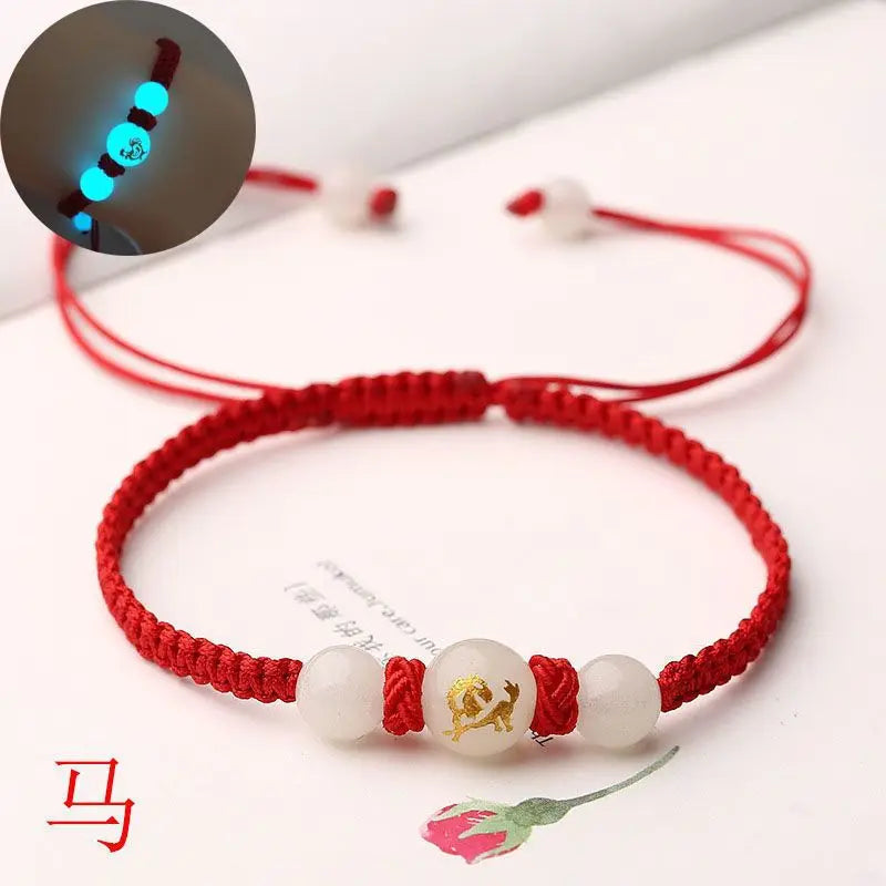 Pulseras De Cuerda Trenzada De Navidad