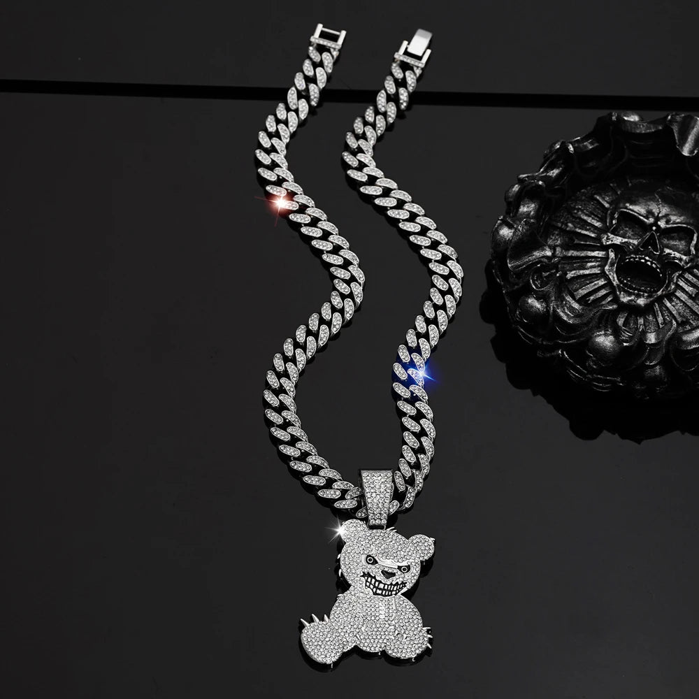 Collar Cadena Teddy Iced Out