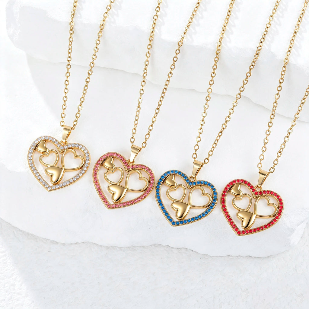 Collar con Colgante de Corazón.