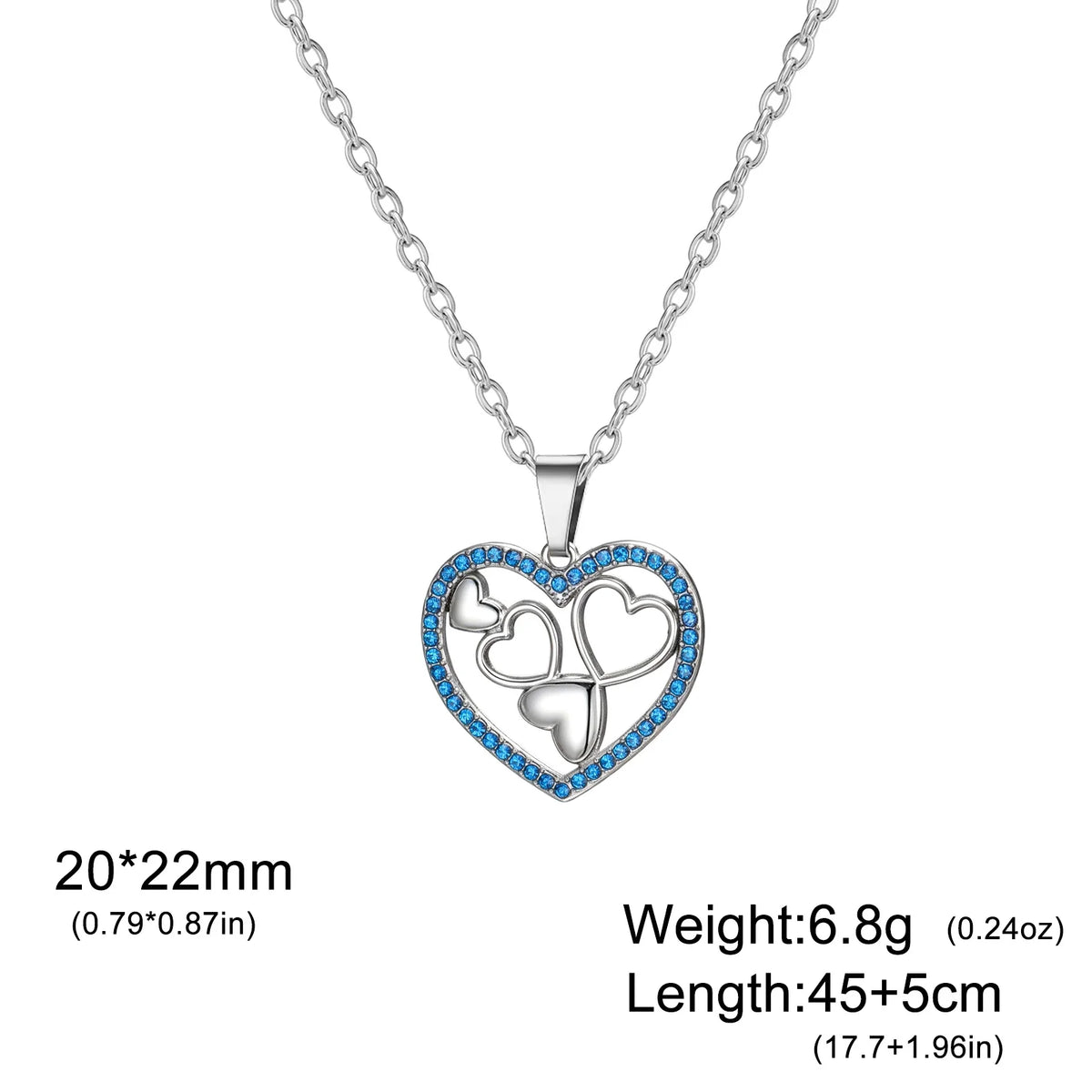 Collar con Colgante de Corazón.