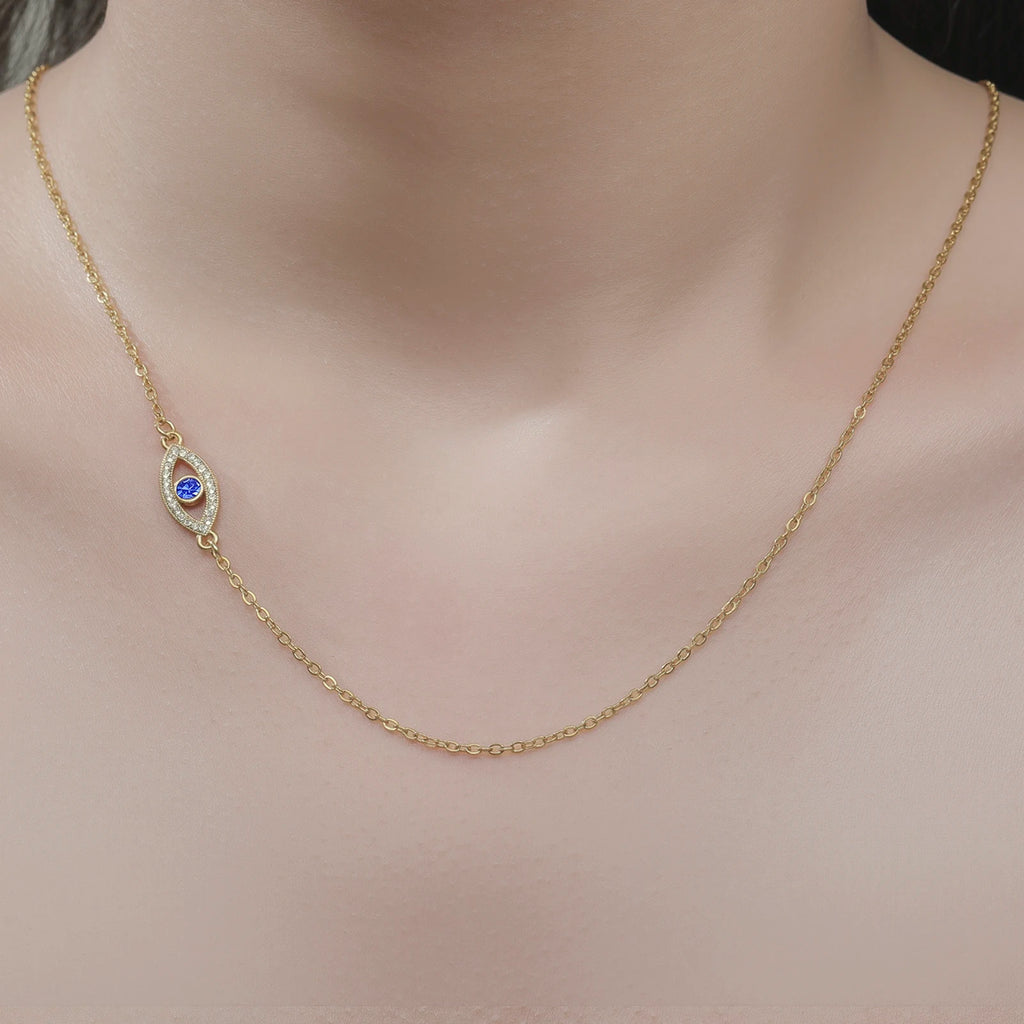 Collar Acero Inoxidable Evil Eye (Edición Amuleto)