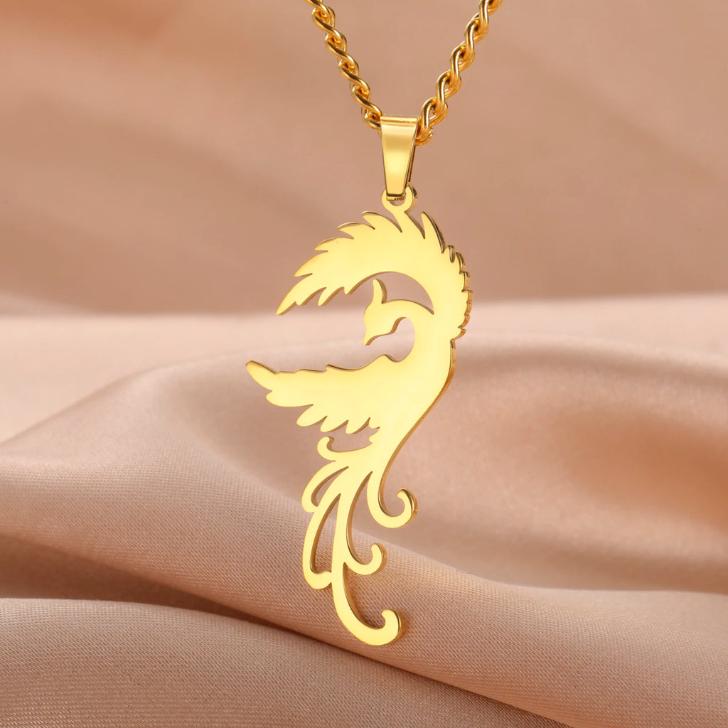Collar Acero Inoxidable Phoenix Rise (Edición Mítica)