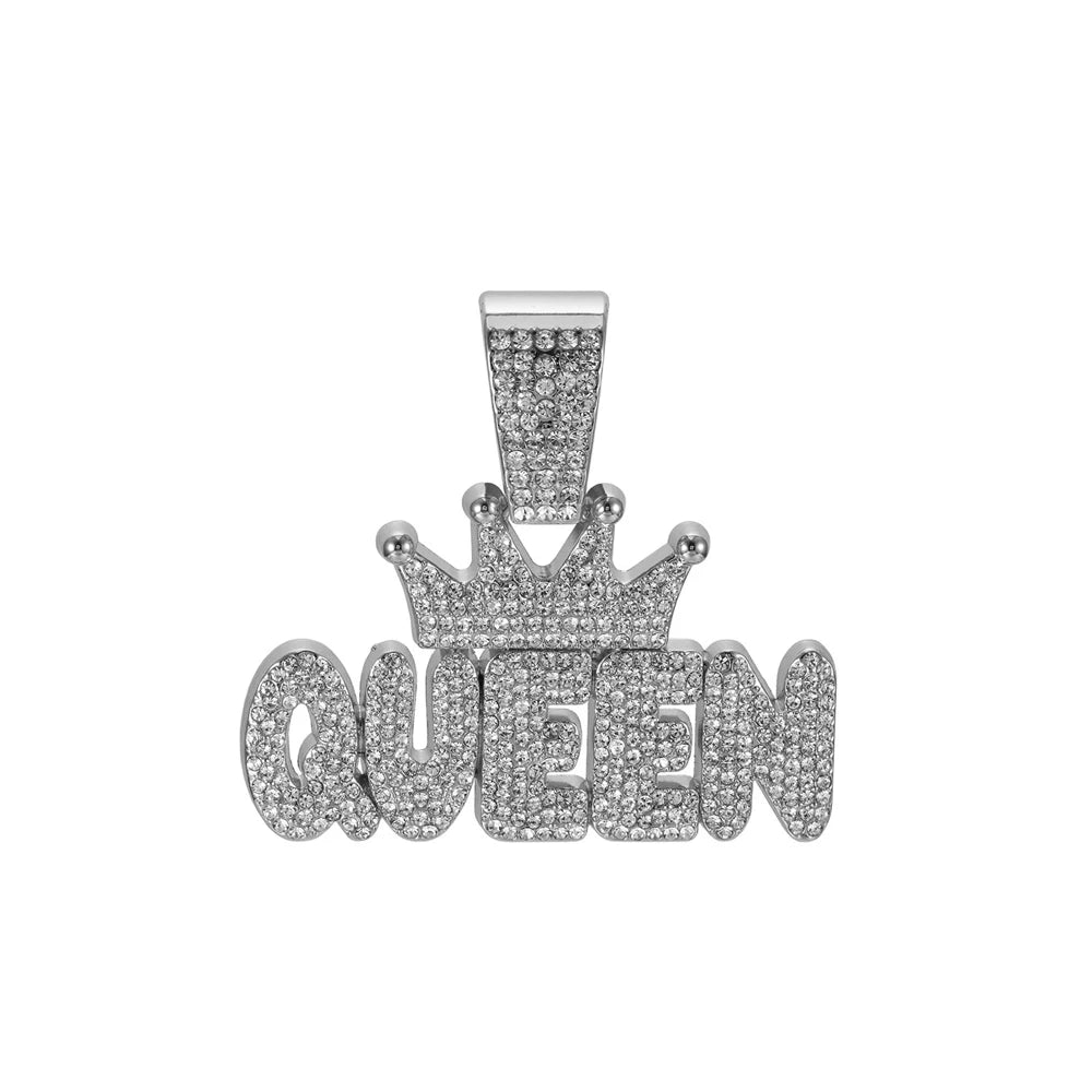 Collar Cadena "Queen" Iced Out de Mindset Crazy