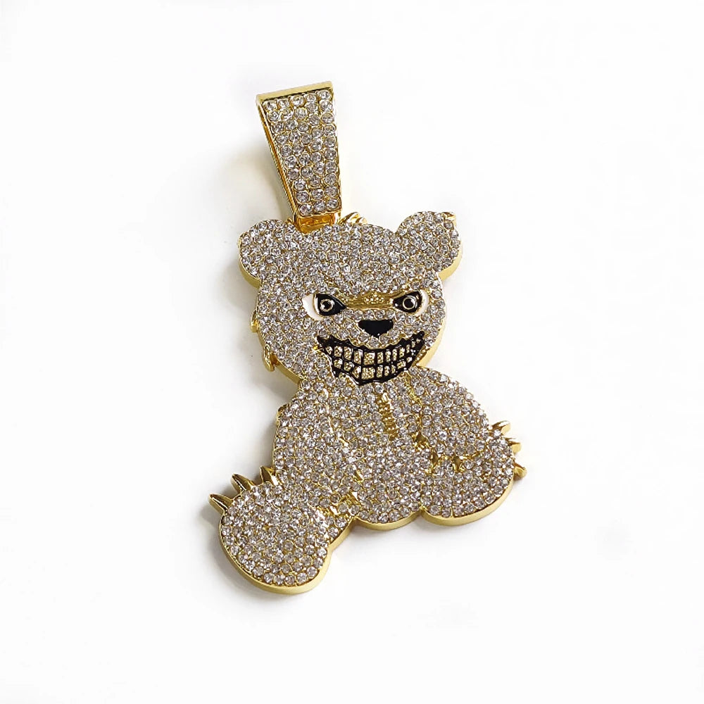 Collar Cadena Teddy Iced Out