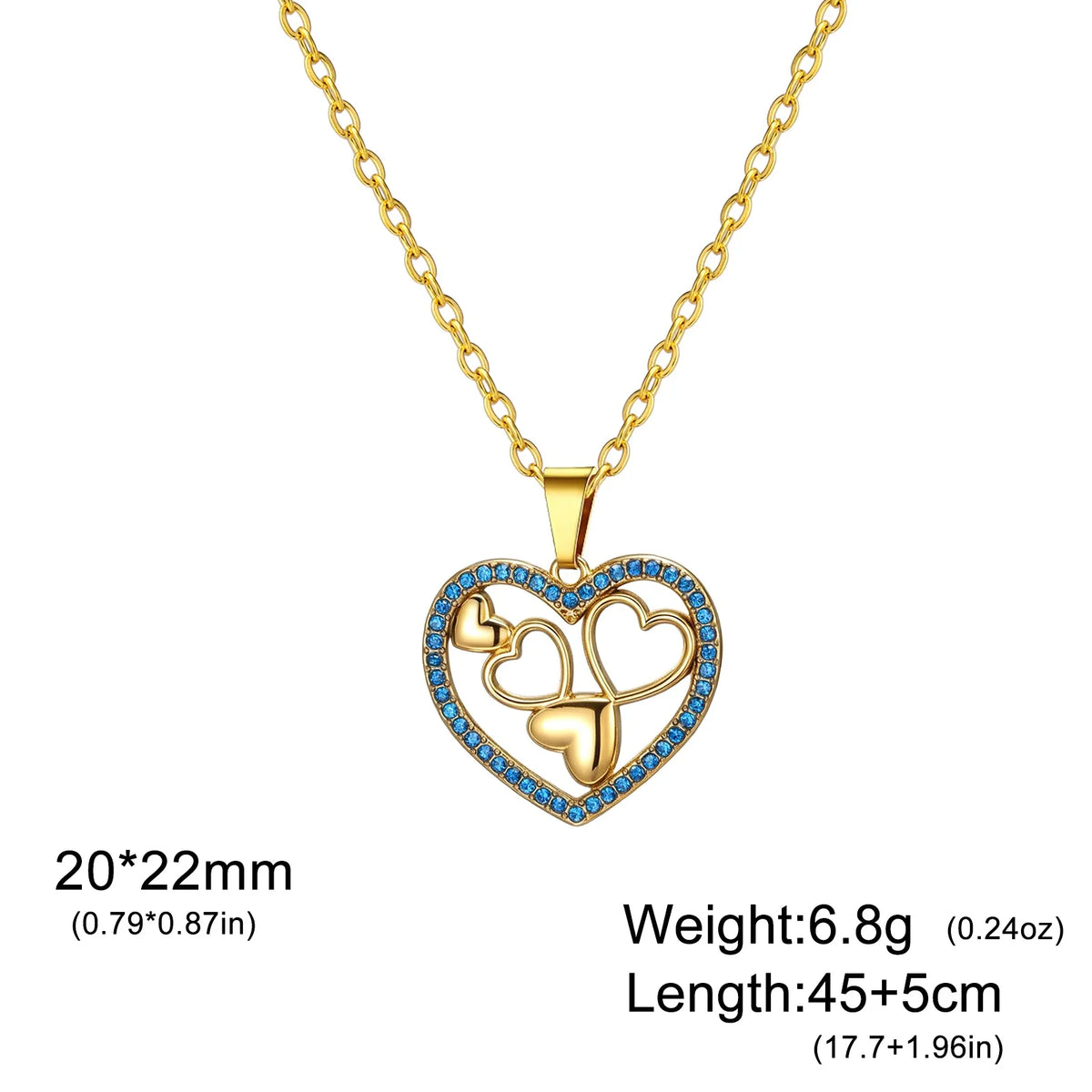 Collar con Colgante de Corazón.