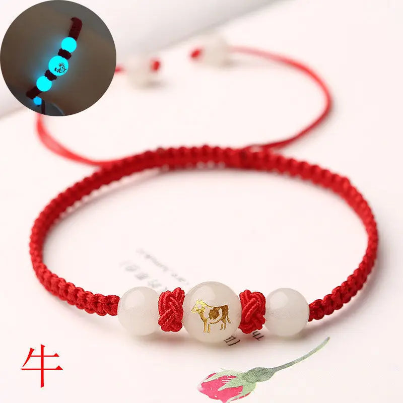Pulseras De Cuerda Trenzada De Navidad