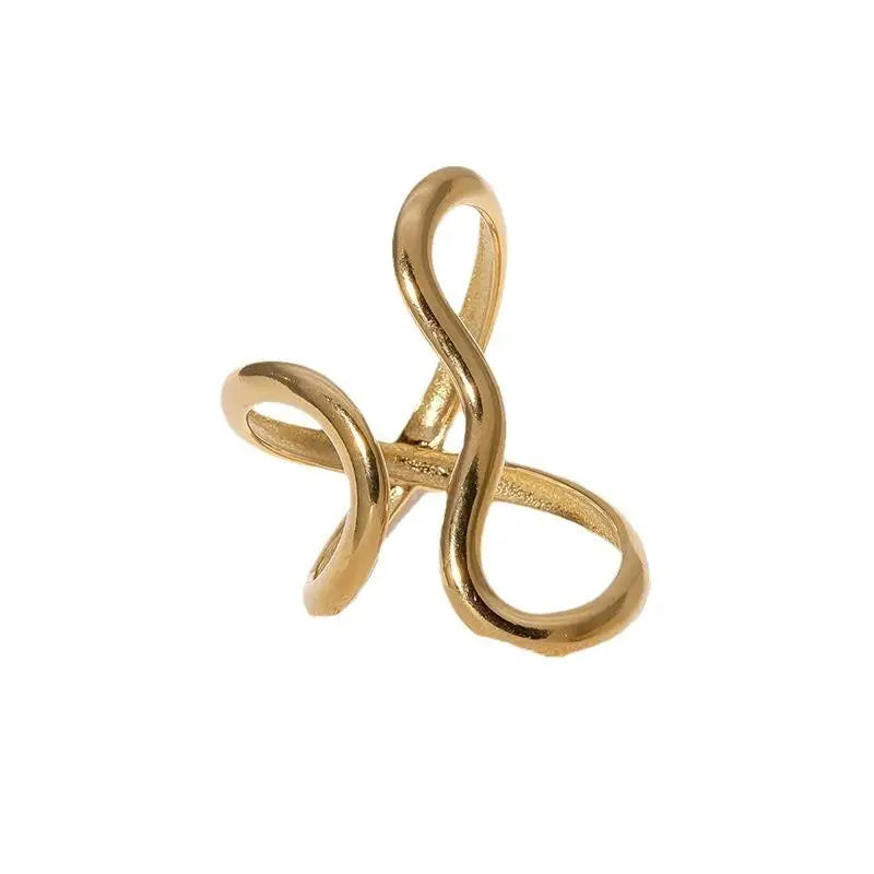 Anillo Ajustable Liquid Gold (Acero Inoxidable)