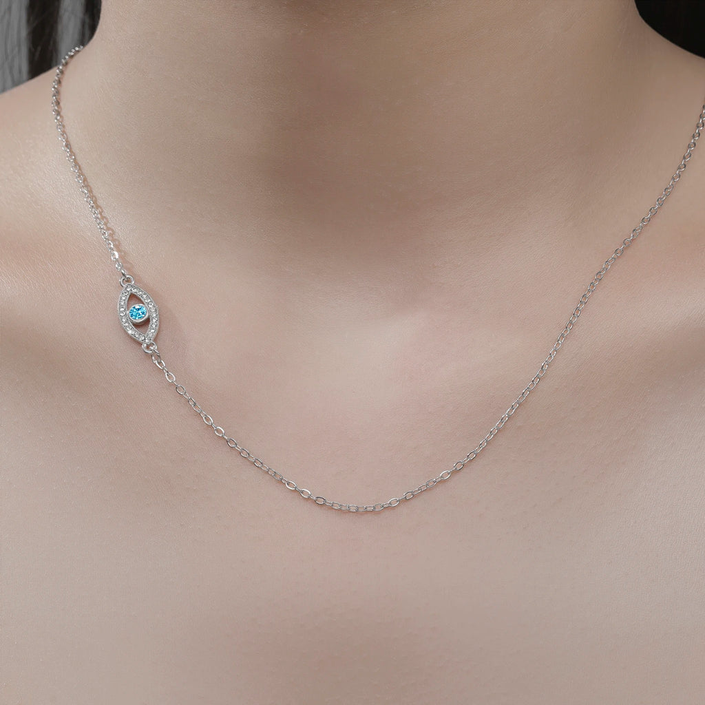 Collar Acero Inoxidable Evil Eye (Edición Amuleto)