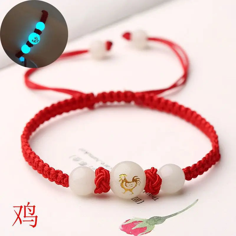 Pulseras De Cuerda Trenzada De Navidad