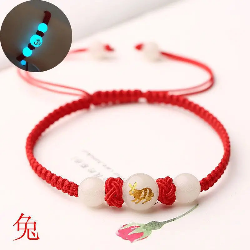 Pulseras De Cuerda Trenzada De Navidad