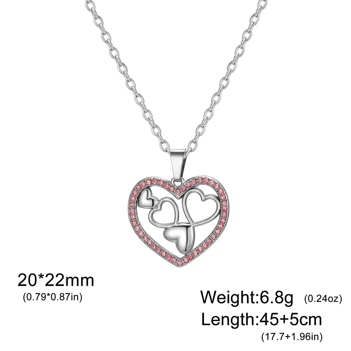 Collar con Colgante de Corazón.