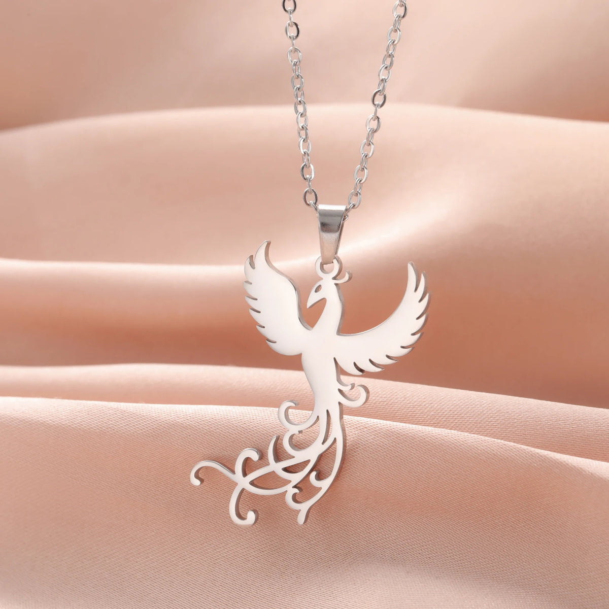 Collar Acero Inoxidable Phoenix Rise (Edición Mítica)