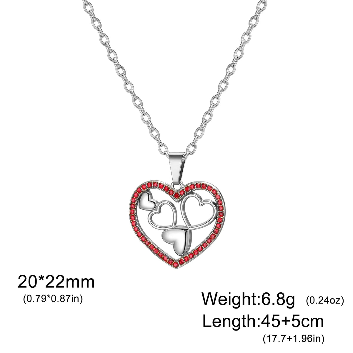 Collar con Colgante de Corazón.