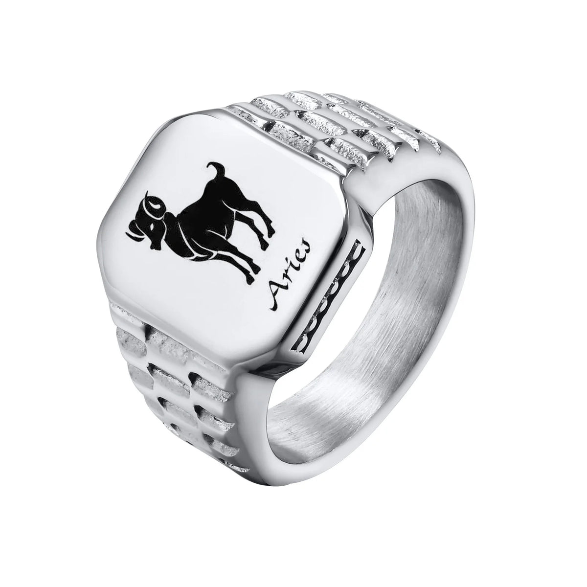 Anillos De Sello Del Zodiaco Personalizados Gratis Para Hombres