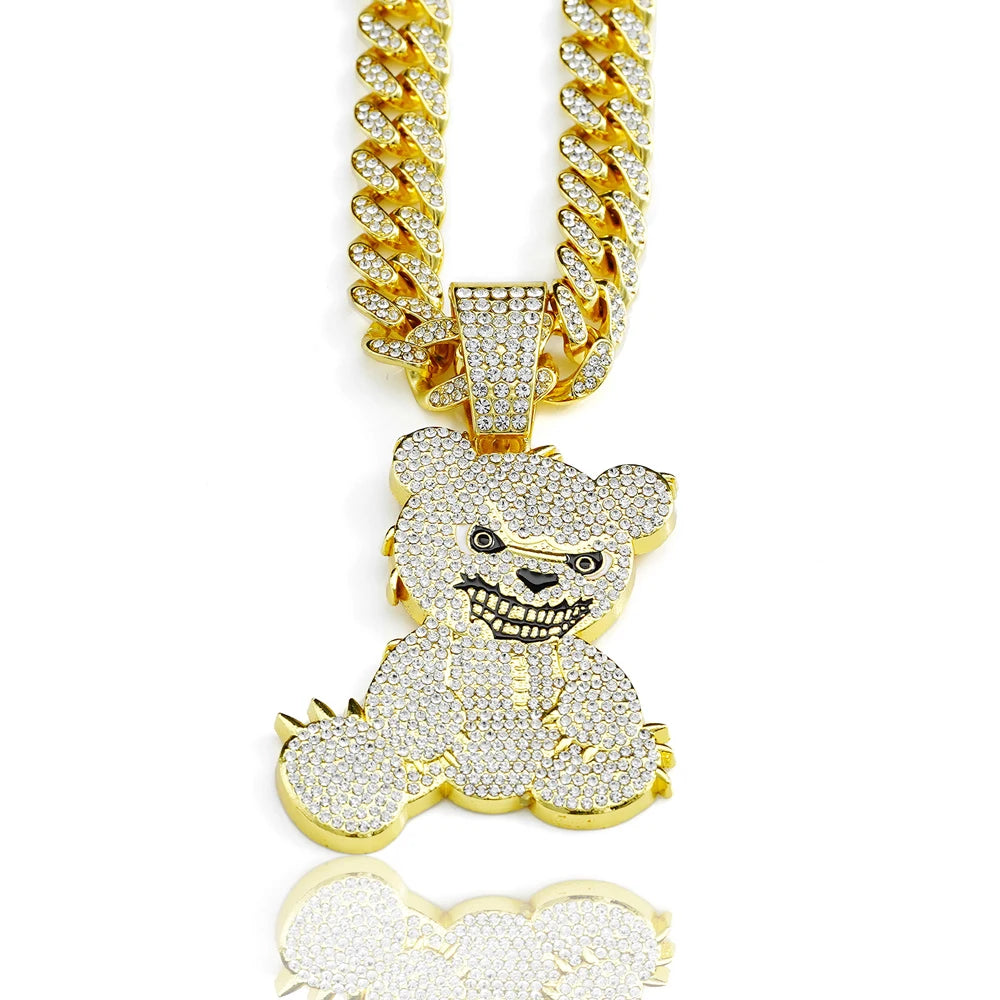 Collar Cadena Teddy Iced Out