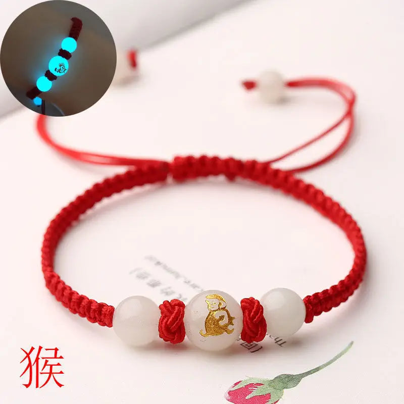 Pulseras De Cuerda Trenzada De Navidad