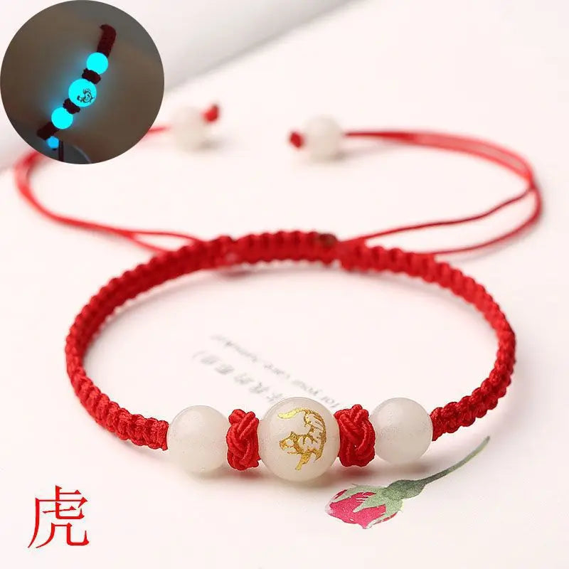 Pulseras De Cuerda Trenzada De Navidad