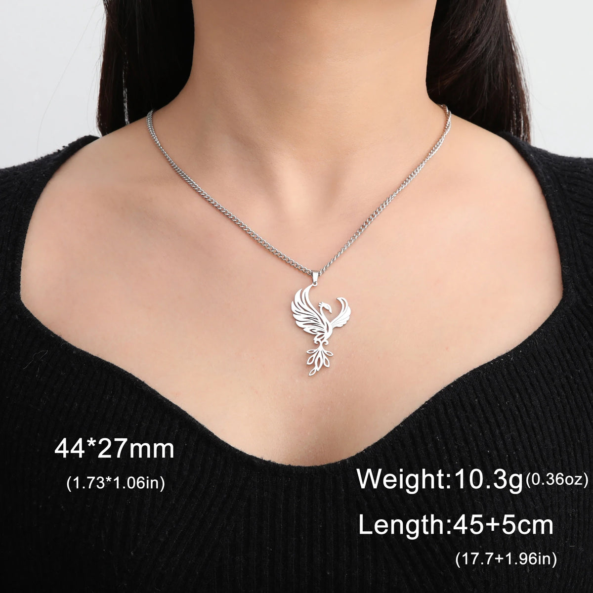 Collar Acero Inoxidable Phoenix Rise (Edición Mítica)