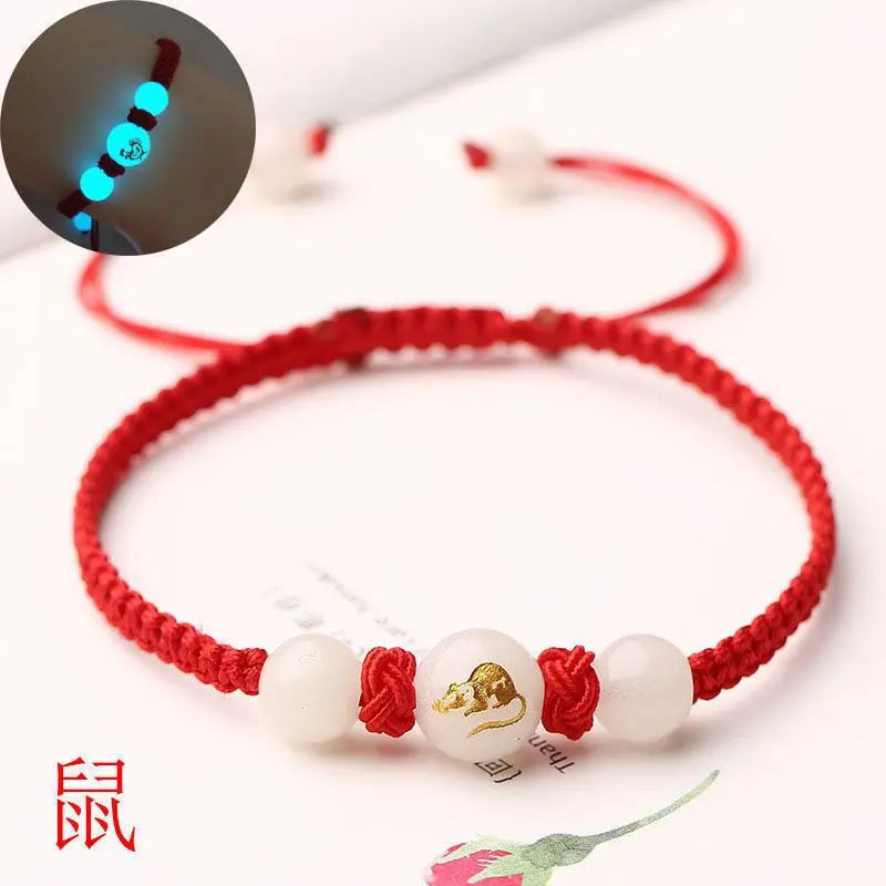 Pulseras De Cuerda Trenzada De Navidad