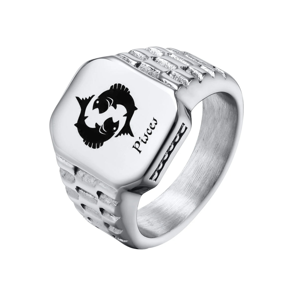 Anillos De Sello Del Zodiaco Personalizados Gratis Para Hombres